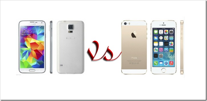 iPhone 5S vs Galaxy S5 – Toughest to Compare Smartphones